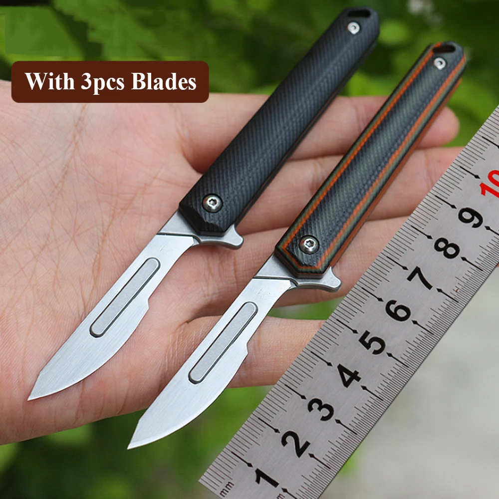 Креативный Складной Микро скальпель № 24 из углеродистой стали Универсальный