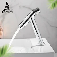 basin faucets brass chrome silver luxury bathroom sink faucet single handle hole bathbasin hot cold mixer water tap wf 855775l