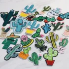 1 шт. милые Мультяшные растения вышивка утюгом на аппликационные швейные принадлежности для джинсы 