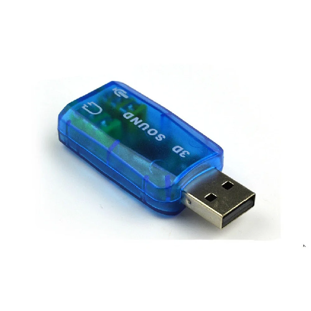 

USB 3d Аудио Звуковая карта Микрофон Гарнитура адаптер