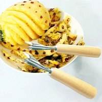 stainless steel pineapple peeler easy to use long handled pineapple knife cutter corer slicer kitchen accessories dropshipping
