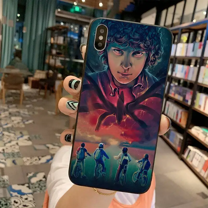 HPCHCJHM Stranger things season 3 Bling Cute Phone Case for iPhone 11 pro XS MAX 8 7 6 6S Plus X 5S SE 2020 XR case | Мобильные