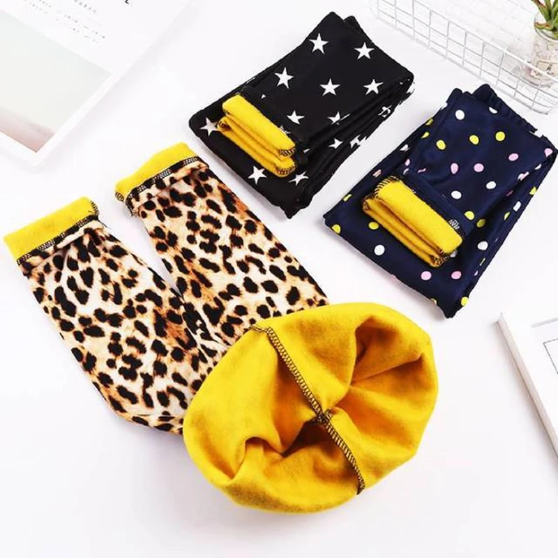 Штаны для девочек Новинка Сезон весна-осень-зима Детские штаны с принтом