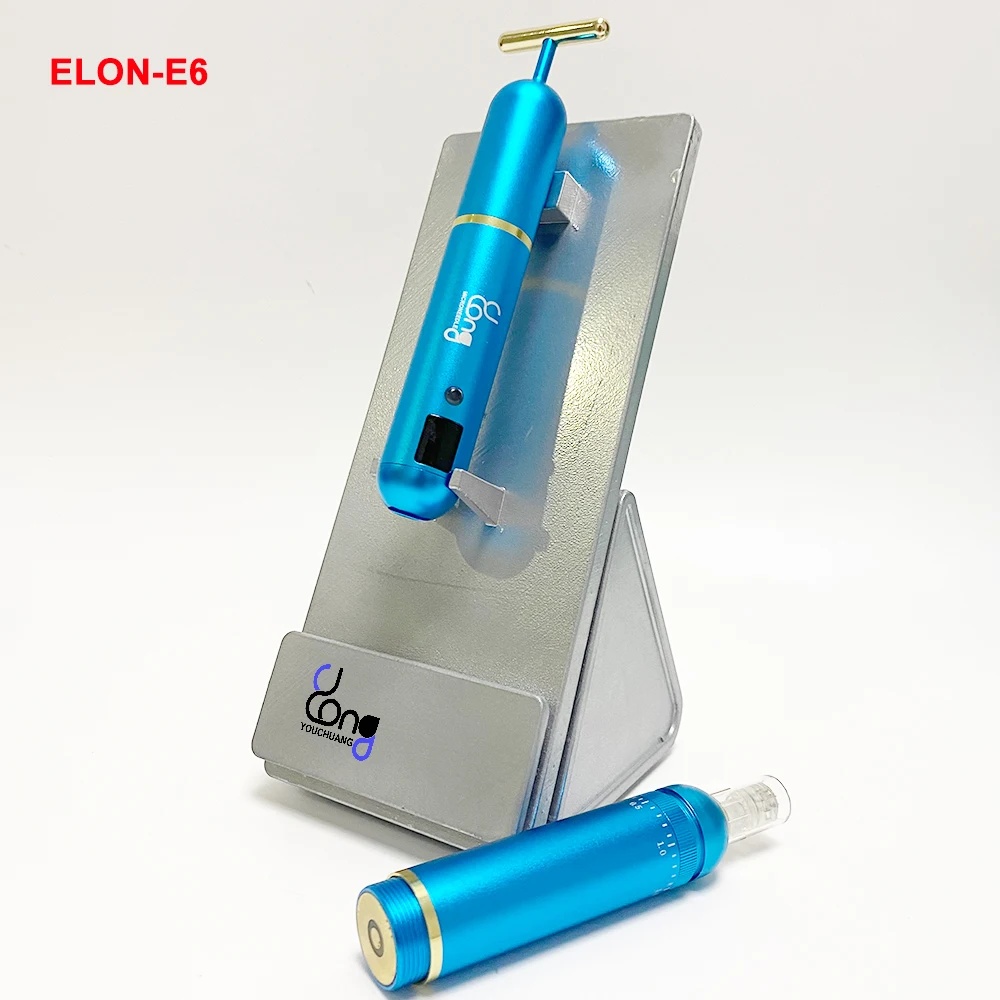 

ELON-YC DermaPen E6 Free OEM LCE Screen Skin Care Beauty Upgraded Version 2 in 1 Massage&Microneedle Derma Pen E6
