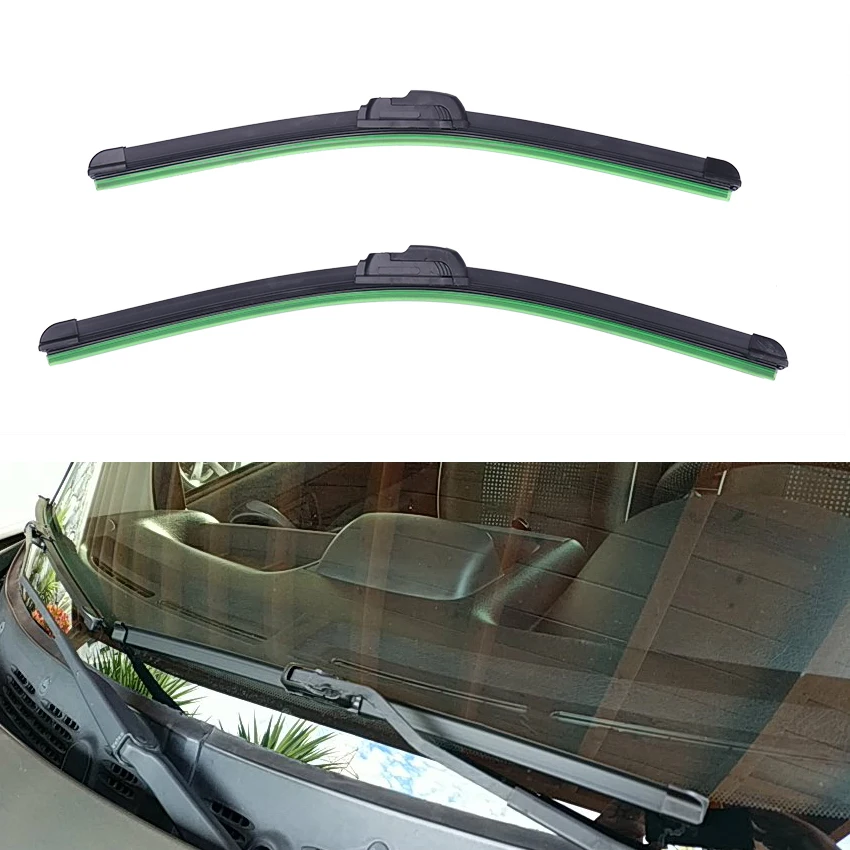 

1PC 16'' 18'' 20'' 22'' Universal U-Type Soft Frameless Bracketless Rubber Car Windshield Wiper Blade