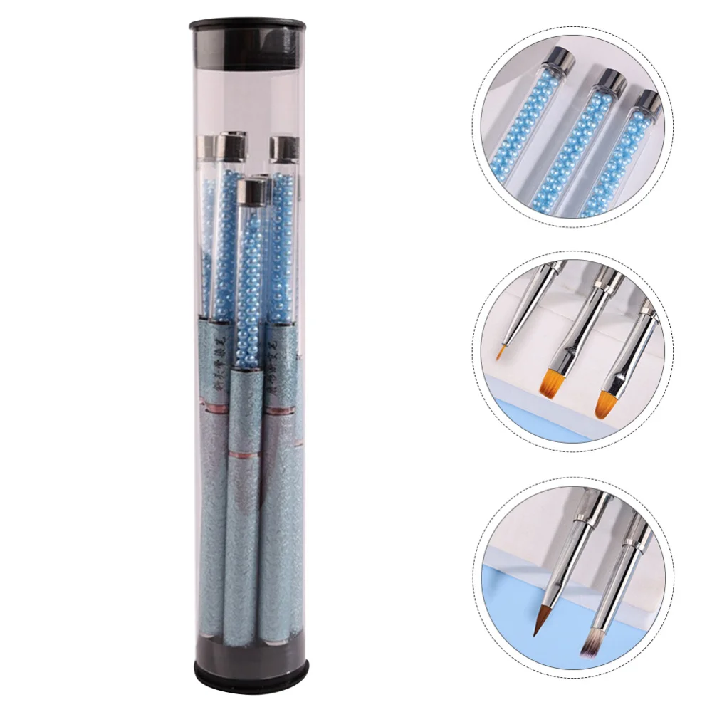 

10pcs Manicure Pen Marker Nial Line Drawing Pen Nail Brush Portable Nail Brush