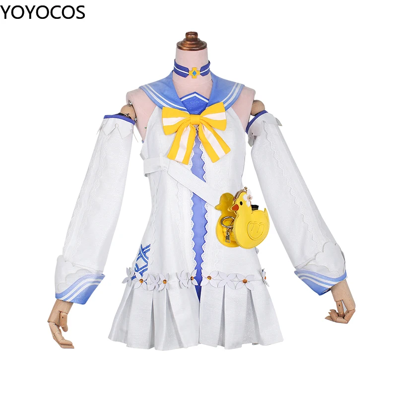 

YOYOCOS Game Genshin Impact Barbara Cosplay Sexy Swimsuit Beachwear Ladies Costum Carnival Halloween Women Dress Swimsuit New