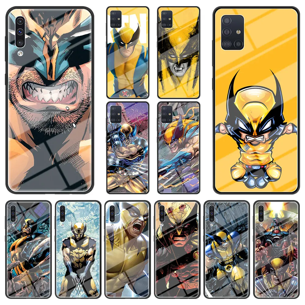 

Wolverin Tempered Glass Case For Samsung Galaxy A52 A51 A50 A72 A71 A70 A12 5G A12 A21s A31 A41 A02s A32 Phone Cover Shell Capa