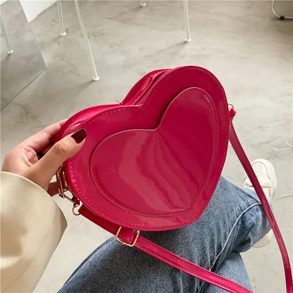 

stylish women bag casual love design pu leather crossbody bag korean zipper small purse handbags bolsas femininas baratas ABG030