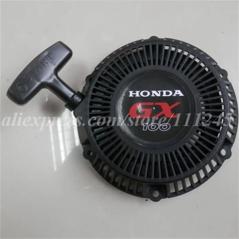 GX100 СТАРТЕР В СБОРЕ нейлоновая трещотка для HONDA GX120 152F154F 156F 1 кВт 1,5 Вт генераторный пусковой механизм пластиковая крышка металлический ящик