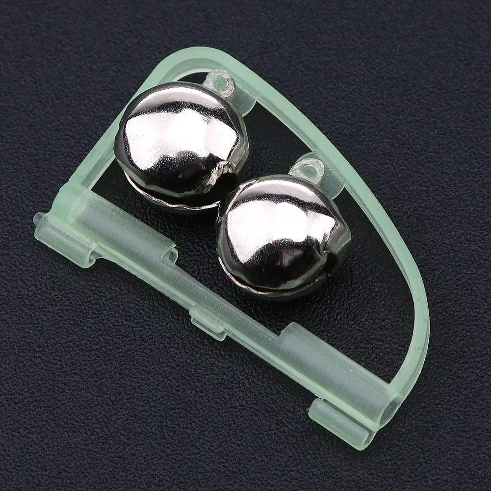 10 шт. флуоресцентный Удочка наконечник зажим твиновский колокол будильник