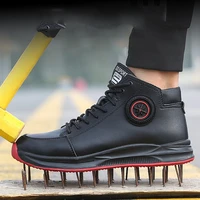 new 36 47 lightweight safety shoes men steel toe anti crush anti piercing breathable wear resistance work shoes excellent grip