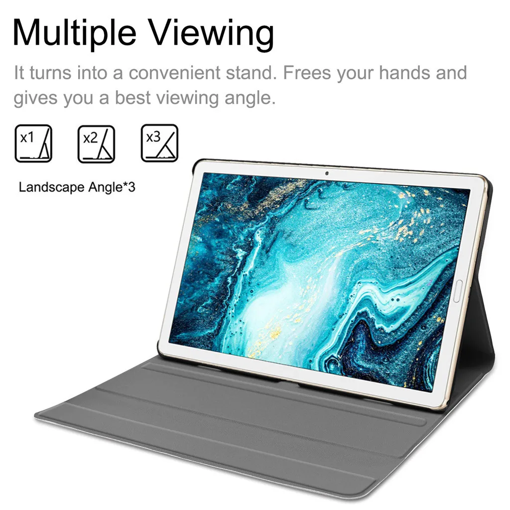 Чехол для планшета huawei Mediapad M6 10 8 дюймов 2019 Bluetooth клавиатура колодки чехол планшет