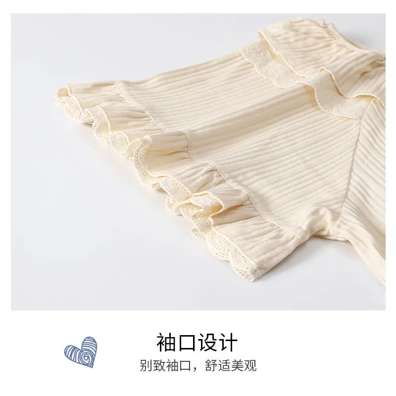 2021 100% Cotton Nightgown Female Summer Thin Section Short-sleeved Dress Student Pajamas Spring Summer Princess Style Dresses