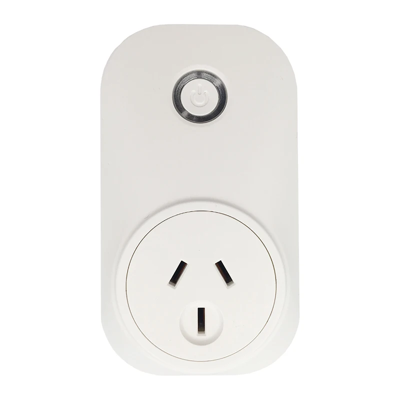 AU PLUG Смарт-розетка Lonsonho, Wi-Fi, умная розетка 16А, 3520 Вт, монитор мощности, энергосбережение, ЕС, Австралия, Великобритания, Бразилия, Израиль, Чили, штепсельная вилка Tuya Smart Life App - Цвет: AU PLUG