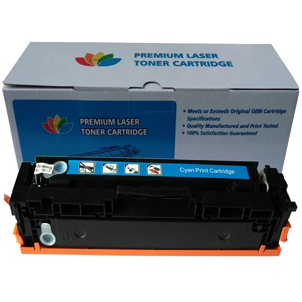 

CYAN 414X 415X 416X INCREASE TONER CARTRIDGE W2021A /W2031A /W2041A FOR HP COLOR LASERJET PRO M453 M454 M479 PRINTER ( NO CHIP )