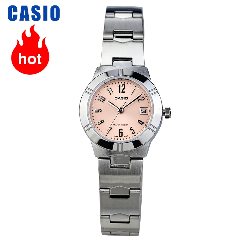 

Casio watch pointer series simple calendar quartz female watch LTP-1241D-4A3