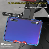 spirit beast aluminum alloy license plate frame motorcycle universal license plate border motocross decoration free shipping