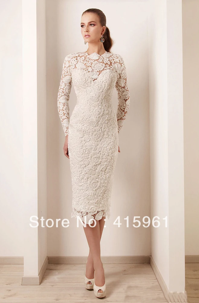 

robe de soiree Elegant Long Sleeve Pearls Lace Mother Party prom gown Evening Dresses 2020 vestido de noiva