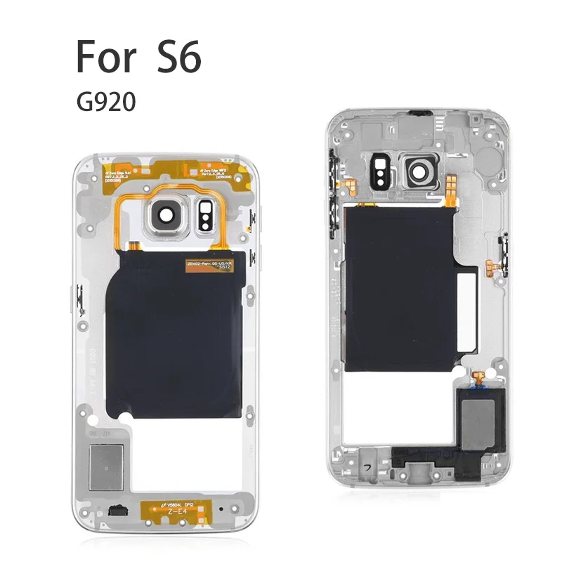 Original for Samsung Galaxy S6 edge plus G920F G925F G928F S6/S6 Middle Frame Midplate Bezel Chassis Housing with Parts | Мобильные