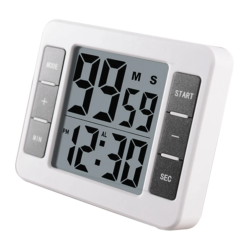 Магнитный цифровой кухонный таймер с ЖК-дисплеем Громкий будильник обратный