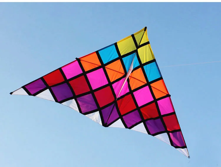 Новое поступление 2 5 м одиночная линия нейлоновая ткань Delta Kite с ручкой и веревкой