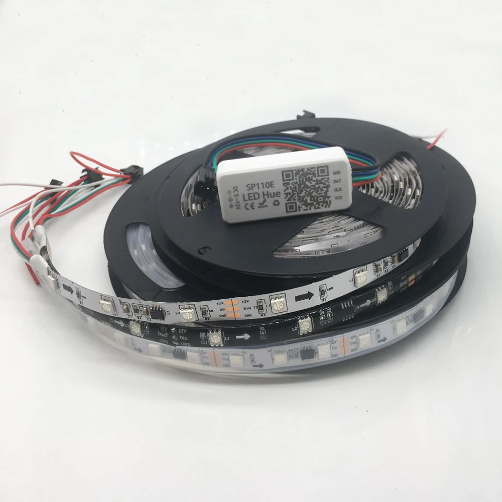 Модифицируемая Светодиодная лента WS2811 12 В контроллер Bluetooth Dream Color 5050 RGB 30