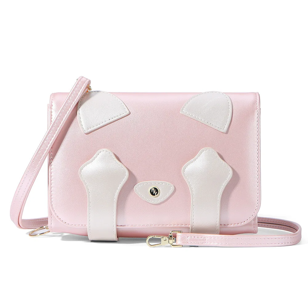 

Women Shoulder Bag Double Layer Zipper Phone Money Pouch Lady Travel Daily Messenger Satchel Handbags XBA34-XBA37