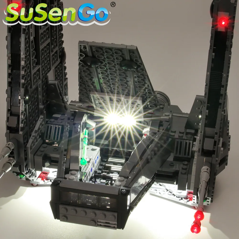 Комплект светодиодсветильник susenco для командного корабля 75104 Kylos Ren' s совместим