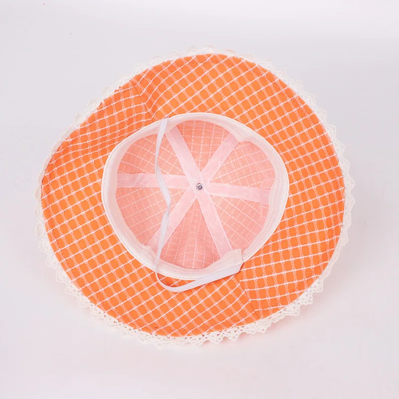 Детские шапки и кепки летняя шапка от солнца в клетку для девочек Повседневная