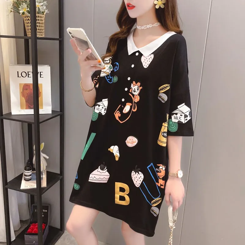 Zuolunouba Summer Long Women T Shirt Double-Sided Wear Short-Sleeved Fashion Tees Print Milk Bread Party Pink Tops Female
Zuolunouba Summer Long Women T Shirt Double-Sided Wear Short-Sleeved Fashion Tees Print Milk Bread Party Pink Tops Female