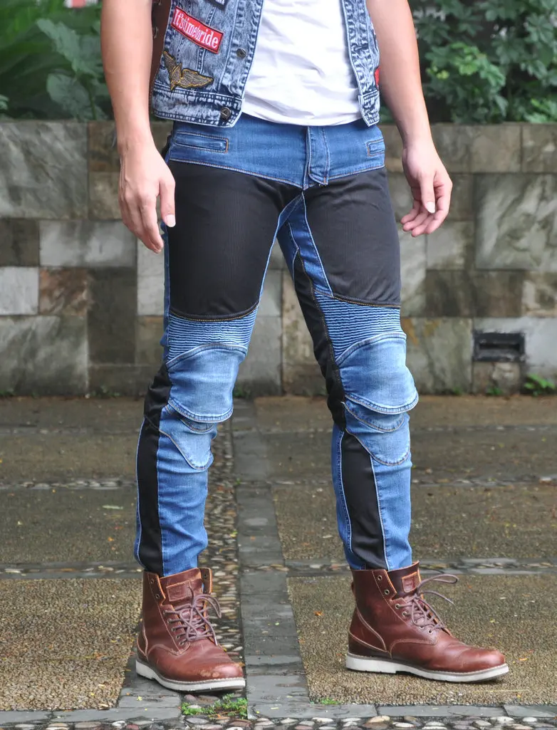 Новинка 2020 мотоциклетные брюки 719 мужские джинсы защитное снаряжение для езды на