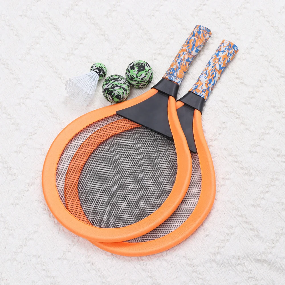 

1 Set Kids Tennis Racket Beach Racquet Set with Balls Indoors and Outdoors Sports Toys for Children Kids (Red)