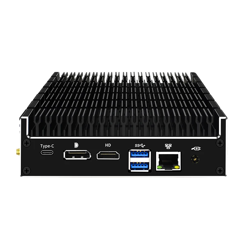 Intel Core i5-10210U Quad Cores 6USB брандмауэр мини-ПК безвентиляторный ПК Windows 10 pro Desktop USB3.0 Htpc