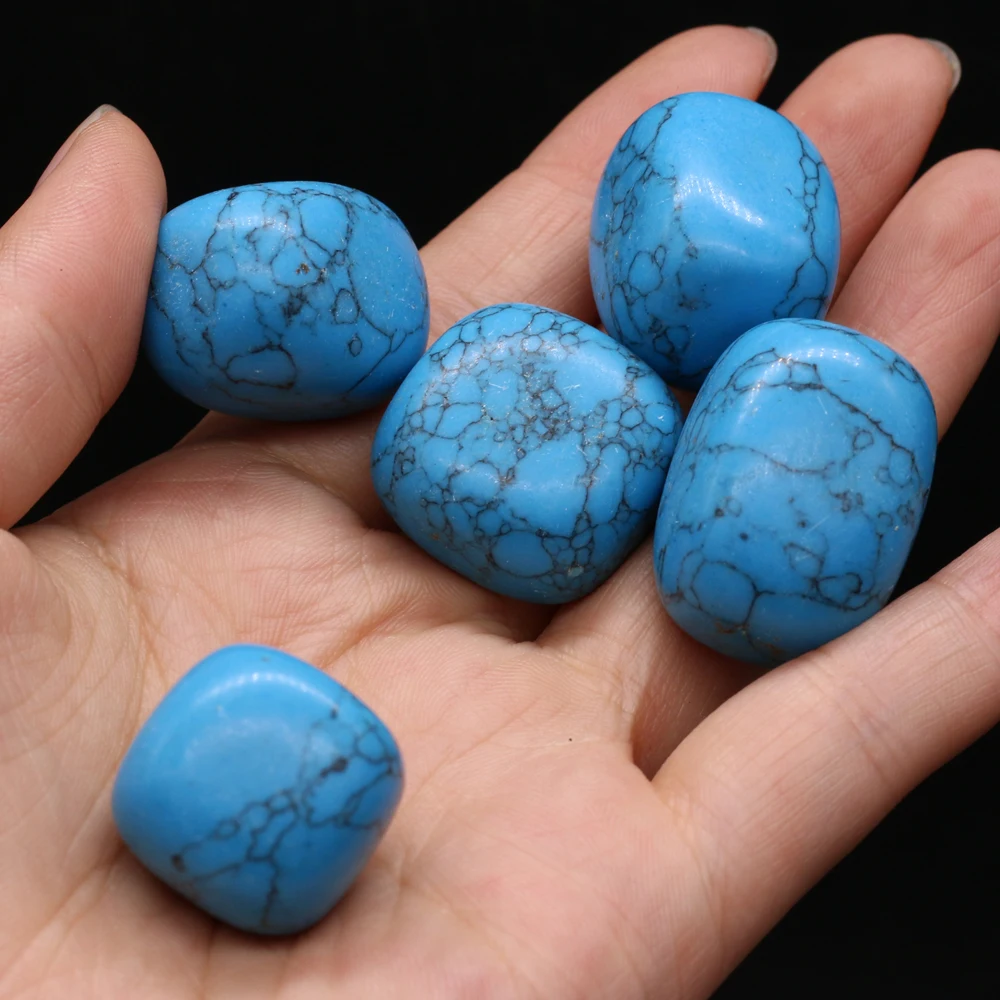 

2 шт., бусины из бирюзы, 20-30 мм