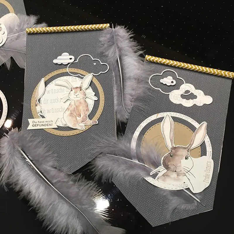 Очаровательные облака металлические Вырубные штампы Разного Стиля вырезанные