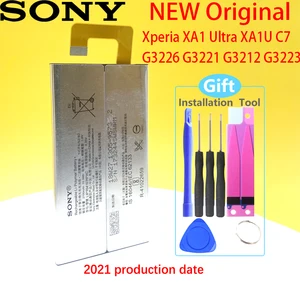sony xperia xa1 ultra xa1u c7 g3226 g3221 g3212 g3223 phone 100 original 2700ma lip1641erpxc battery free global shipping