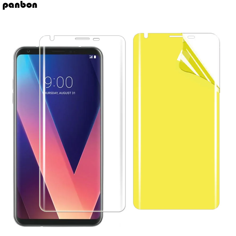 

Защитная пленка для LG V30 V20 HD, мягкая защитная пленка из ТПУ с нано-покрытием для LG V40 V30 V 20 (не закаленное стекло)
