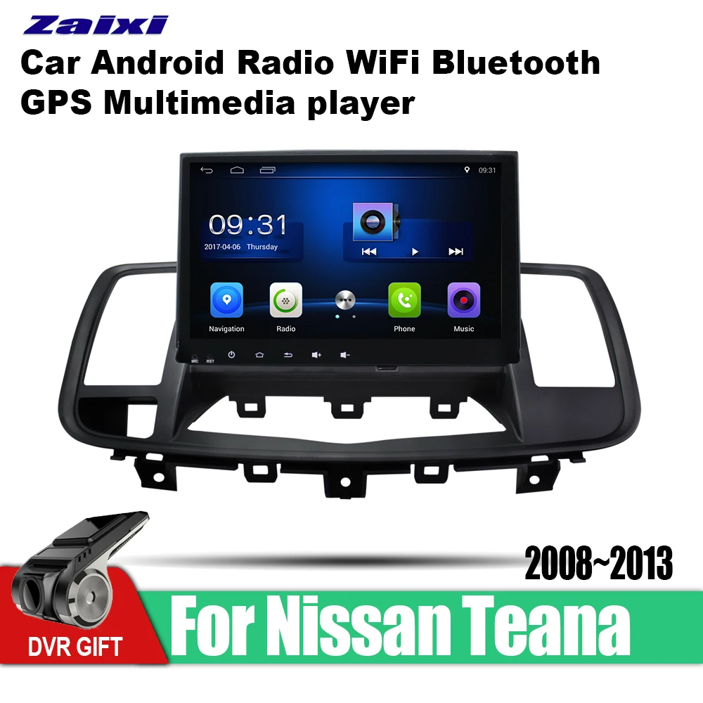 Android 2 din Мультимедиа GPS навигация для Nissan Teana 2008 2009 2010 2011 2012 2013 радио аудио wifi видео