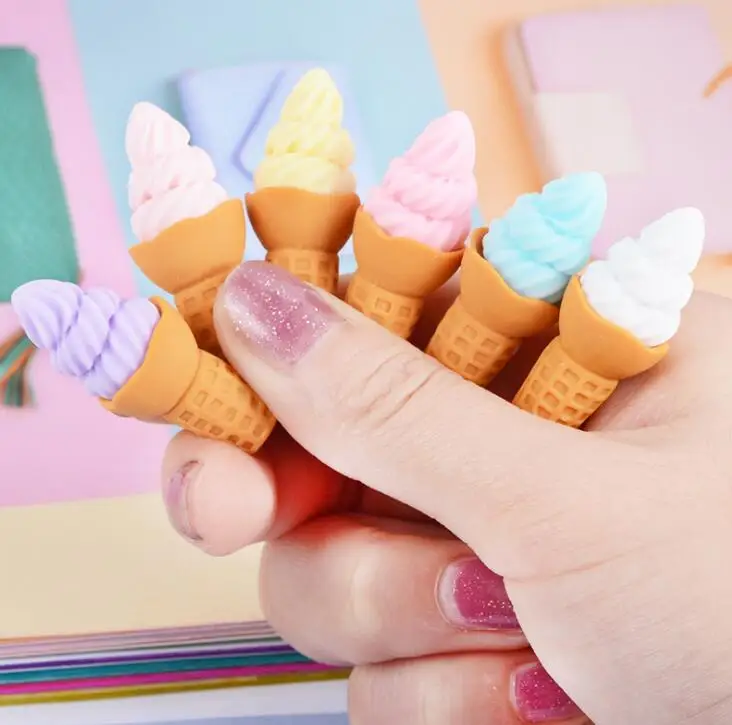 10 шт./лот полимерные изделия мультяшное мороженое искусство для изготовления