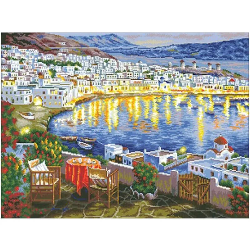 Топ вечерние красивые узоры вышивка крестиком 11CT 14CT наборы для китайского