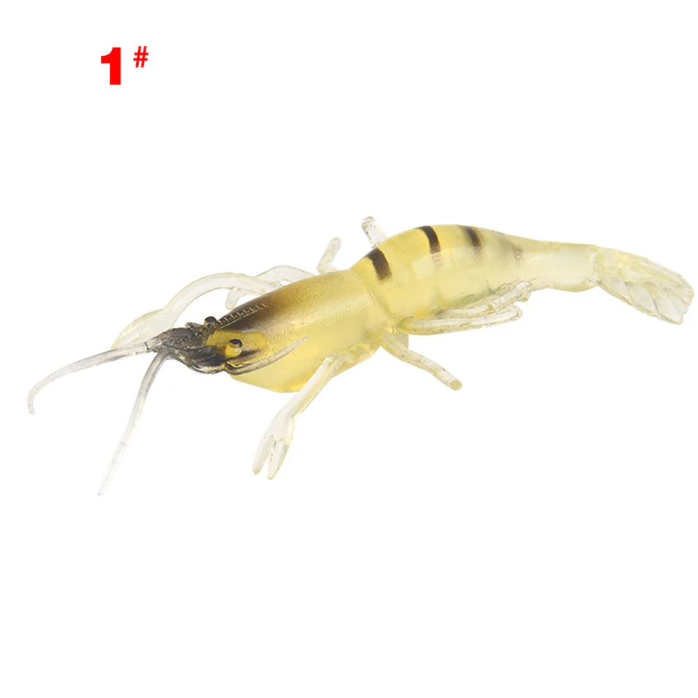 1 шт. прозрачная креветка искусственная наживка креветка-приманка наружная