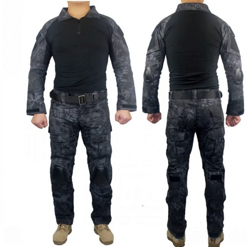 Kryptek Typhon Camouflage G2 Army Military Uniform Tactical BDU Camo Men Airsoft Sniper Combat Shirt Pants Suit Hunting Clothes