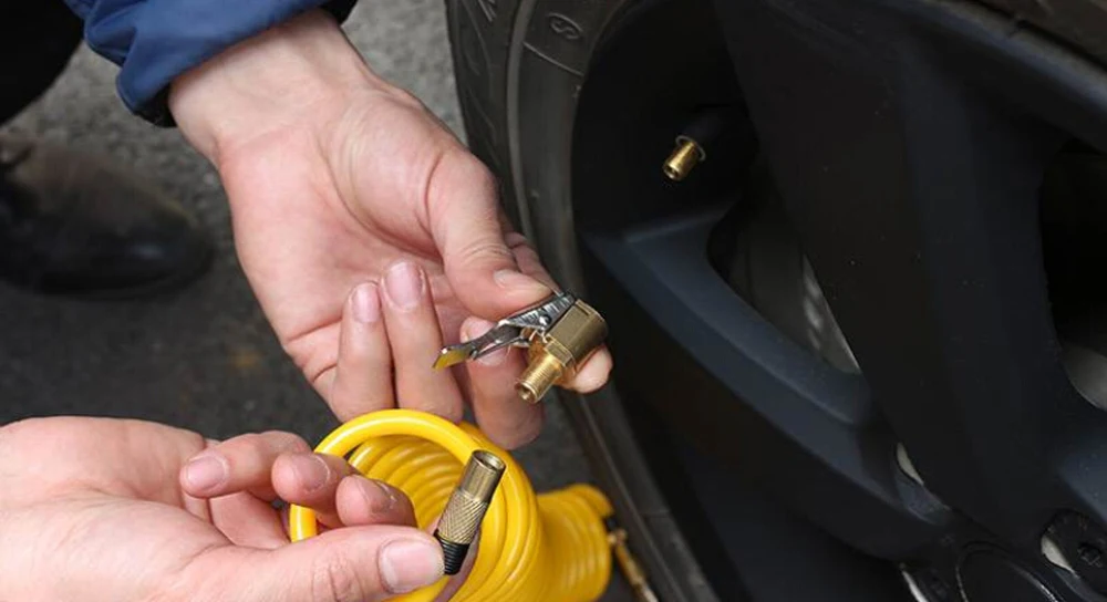 Автомобильный 8 мм латунный патрон для шин воздушный насос зажим клапана