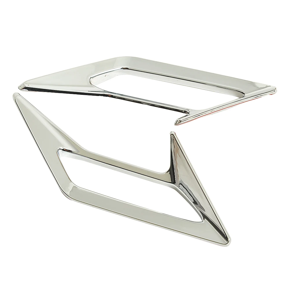 

Case For HONDA Goldwing GL1800 2018-2020 Motorcycle Chrome Front Fender Vent Trim Kit In