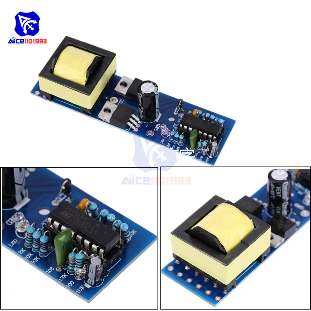 Плата инвертора diymore DC 12V AC 110 В 220 150 Вт модуль усиления плата трансформатора