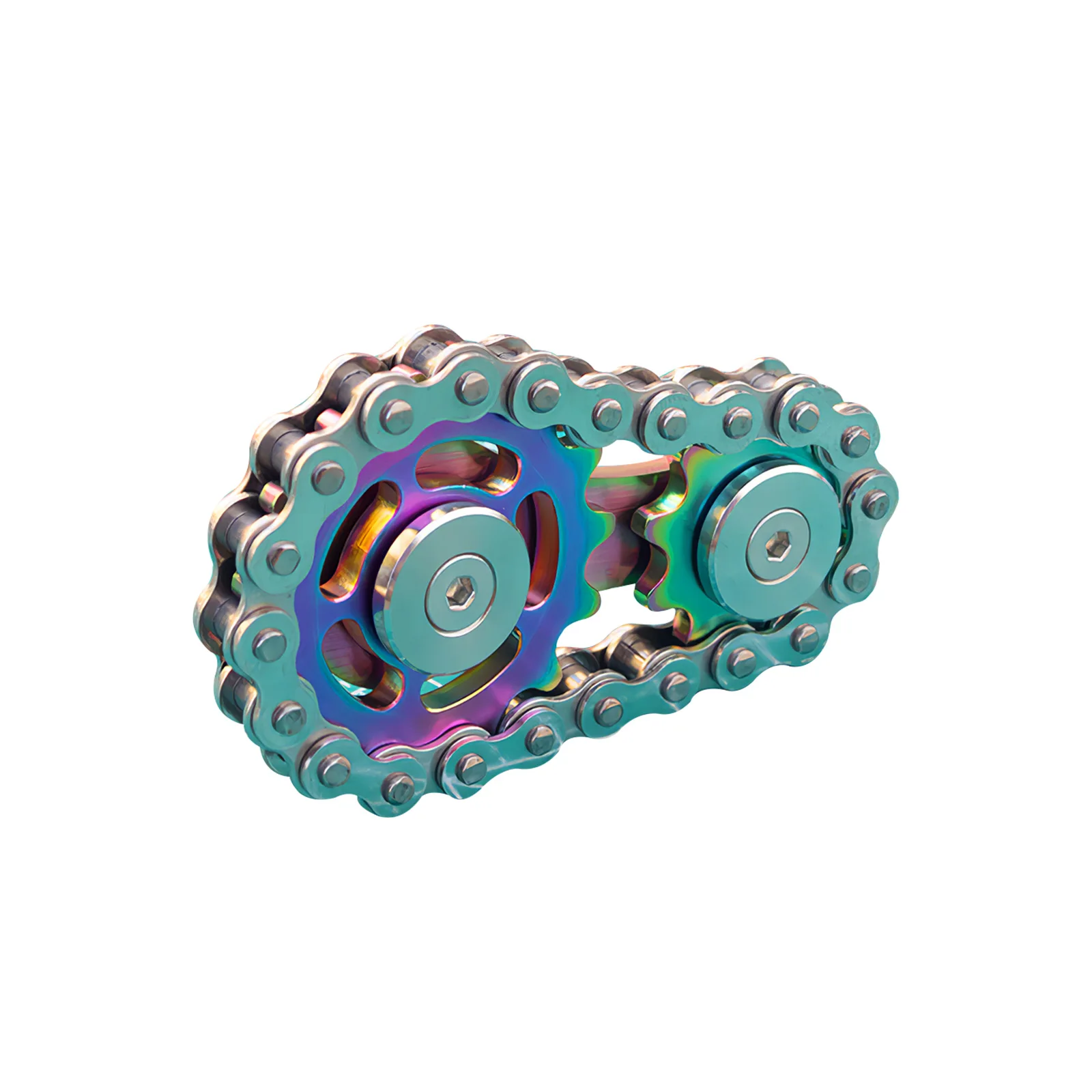 

Fun Gyro Sprocket Flywheel Sprockets Chains Metal Toy Stress Relief Fingertip Toys Stainless Steel Portable Relax Gear Chain Toy