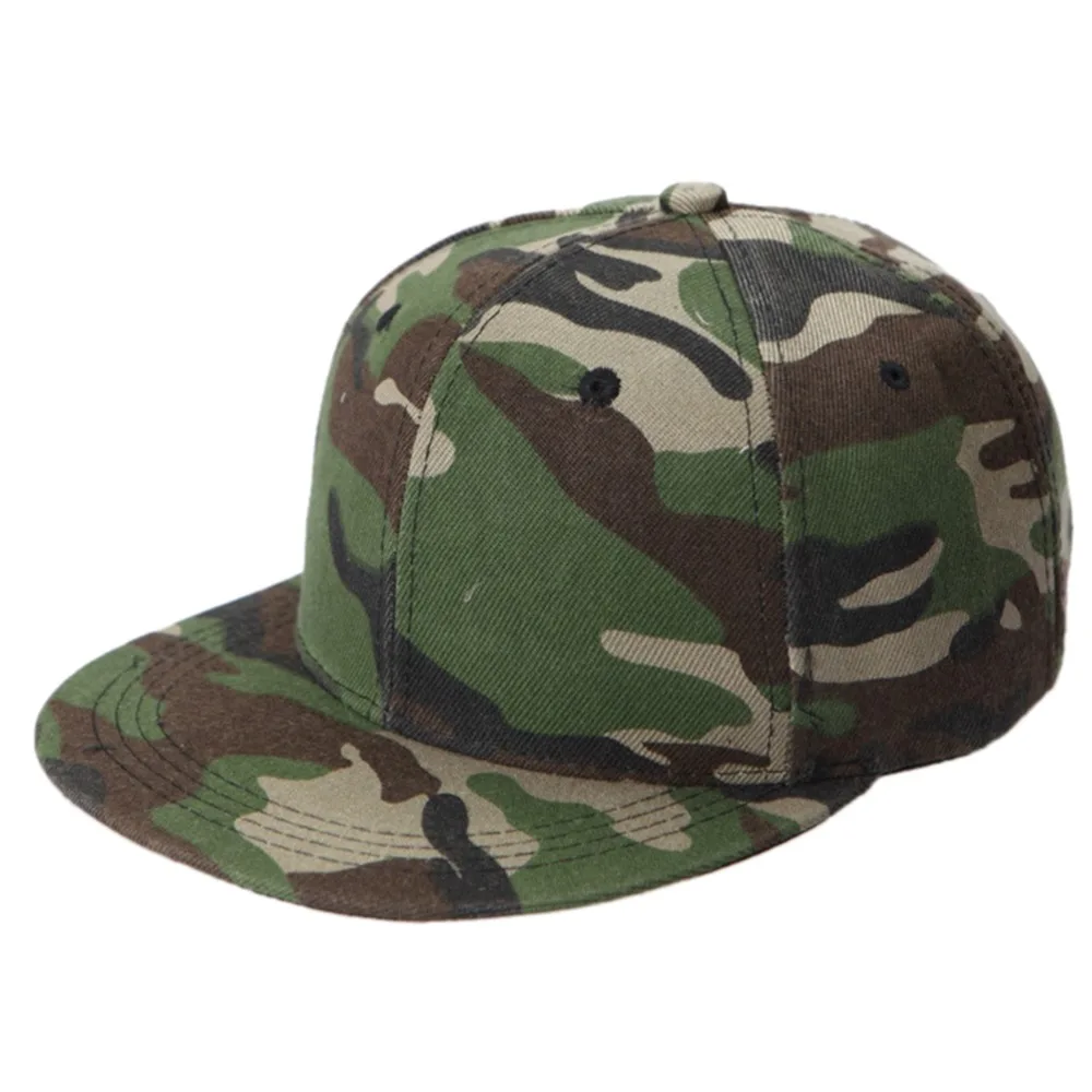 

Handsome Mens Camouflage Baseball Caps Blank Snapback Caps Camo Sun Hats Bone Gorras 56-59cm