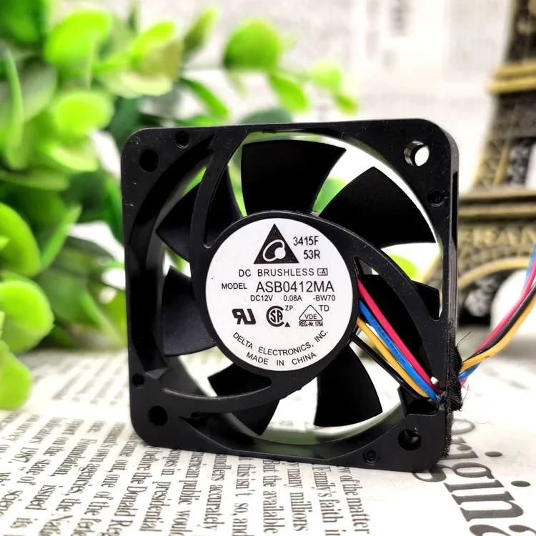 

Новый 4010 ASB0412MA 12V 0.08A 4 см 4 провода защиты электродвигателя Вентилятор охлаждения