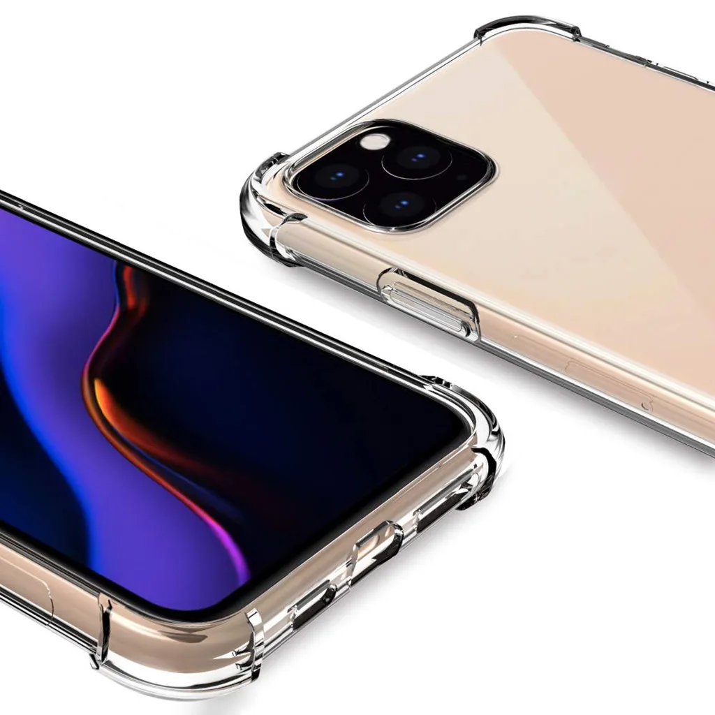 Чехол для телефона на iphone 11 Pro Max 11Pro i phone iphone 11 Чехлы Coque прозрачная защита Fundas анти шок ультра тонкий ТПУ чехол s